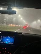 ¿Londres o Mendoza? La neblina en los accesos que complica a los conductores