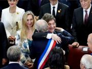 Milei viajó a Chile y participó de la asunción de José Antonio Kast en el Congreso de Valparaíso