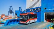 Llegan a Chile los 41 buses eléctricos que operarán en Ovalle