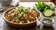 Ensalada de lentejas y vegetales frescos: Una preparación colorida y rápida