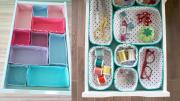 DIY paso a paso: cómo coser organizadores para los cajones de la casa