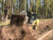 Cipolletti comenzó con los trabajos para la obra de la ciclovía y senda peatonal en calle San Luis