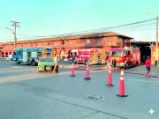 Incendio estructural afecta a tres locales del Centro Regional de Abastecimiento (CREA)