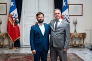 Durante su visita en Chile Orsi recibió propuesta /Para que Uruguay se sume al “Escudo de las Américas”