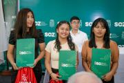 63 bachilleres reciben becas del programa “Creando Futuro”