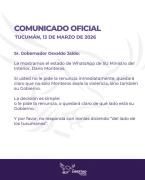 La Libertad Avanza pidió la renuncia de Monteros y apuntó a Jaldo: “Si no lo echa, avala la violencia”