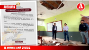 Arequipa: Techo de colegio José Olaya se cae a pedazos