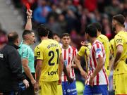 Insólita expulsión en Atlético de Madrid vs Getafe: qué dice el informe del futbolista al que echaron por agarrar los testículos de un rival
