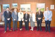 Presidente de la Corte de Apelaciones de Talca recibe saludos protocolares