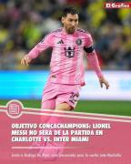 Messi no jugó y el gol 900 aún debe esperar