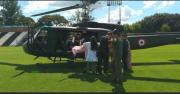 Con apoyo de la Fuerza Aérea, trasladan a niña desde Santaní hasta el Hospital Acosta Ñu