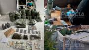 Investigaban una casa por olor a marihuana y hallaron 24 kilos de cannabis en un operativo en Aluminé