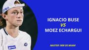 Ignacio Buse vs Moez Echargui EN VIVO: ¿a qué hora juegan y dónde ver la primera ronda de la qualy del Master 1000 de Miami?