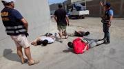 Policía desarticula en flagrancia a banda criminal dedicada al robo en la zona industrial de Lurín