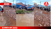 Inicio escolar entre lodo en el Colegio Nacional Comercio 32 de Juliaca