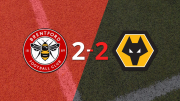 Premier League: Brentford empató 2-2 con Wolverhampton