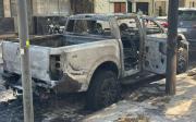 La Plata: una pick-up fue consumida por el fuego en plena madrugada