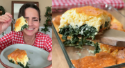 ¿Te cuesta comer verduras? Hacé este saludable y fácil soufflé de espinaca al estilo Paulina Cocina