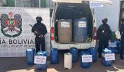 YPFB recibe en su planta de Qhora Qhora 841 litros de gasolina incautada en Sucre