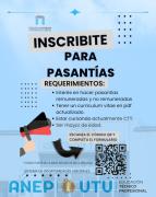 UTU /Convocan a estudiantes a inscribirse en pasantías