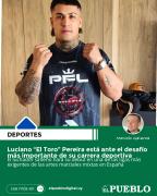 Luciano “El Toro” Pereira está ante el desafío más importante de su carrera deportiva ‣ Marcelo Galarza