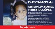 Alerta Sofía por Esmeralda Marisa Pereyra López, de 2 años