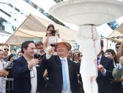 Anuncio de lluvia no altera primera jornada de la Fiesta de la Vendimia