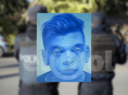 Le dio una piña y mordió a su ex novia, quiso escapar por una medianera pero lo atraparon