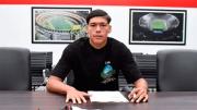 Brian Gutiérrez firmó su primer contrato con River y sueña con llegar a Primera