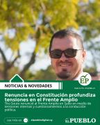 Renuncia Tito Souto y crece crisis en Frente Amplio