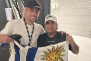 MMA: el uruguayo que debutó con triunfo en la PFL y recibió la visita de Valverde