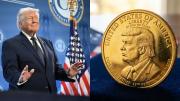 Aprobada sin objeciones: Así será la nueva y controversial moneda de 24 quilates en homenaje a Trump