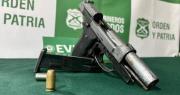 Carabineros de Chile incauta arma de fuego y detiene a tres personas en Coquimbo