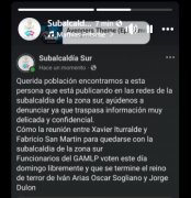 Denuncian presunto hackeo a página de la Subalcaldía Sur
