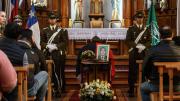 Presidente José Antonio Kast participa en funeral del carabinero Javier Figueroa en Puerto Varas
