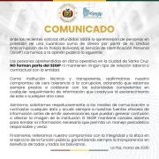 Segip aclara que aprehendidos con dinero en Santa Cruz no pertenecen a la institución