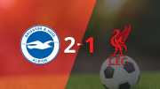 Premier League: Con doblete de Danny Welbeck, Brighton and Hove derrotó 2-1 a Liverpool