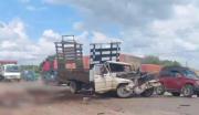 Accidente fatal: un muerto tras choque frontal entre dos camiones en Cotoca