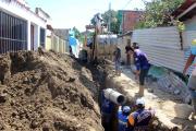 Sustituyen redes de aguas servidas en La Carpiera