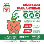 La DAT amplía hasta el 31 de marzo el pago de impuestos con descuentos del 15% y 10%