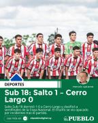 Sub 18: Salto 1 – Cerro Largo 0