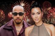 Kim Kardashian y Lewis Hamilton muy románticos en las calles de Japón