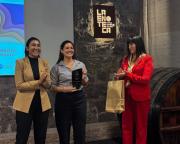 Patricia Soria, creadora de QuienVino, fue distinguida por la Federación Económica de Mendoza