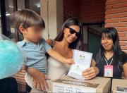 Rostros conocidos participaron de la jornada electoral