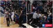 Empujones y agresión a camarógrafo: la pelea entre Thunder y Wizards en NBA que dejó cuatro expulsados