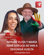 Tarija irá a segunda vuelta para definir a su próximo gobernador 