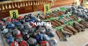 La Paz: Aprehenden a 36 personas en posesión de armas de fuego, dinamita y granadas de gas