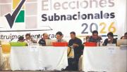 El cómputo en La Paz está bajo la lupa de tres fuerzas