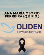 ANA MARÍA OSORIO FERREIRA (Q.E.P.D.)