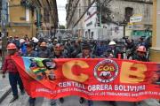 COB convoca marcha el martes para entregar pliego petitorio al Gobierno